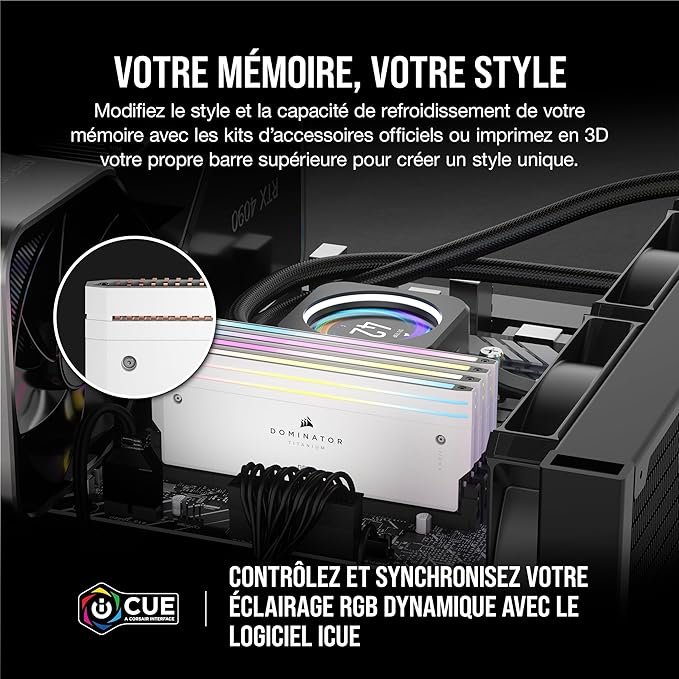 Corsair Dominator Titanium 64GB (2x32GB) DDR5-6600MHz CL32 Arbeitsspeicher