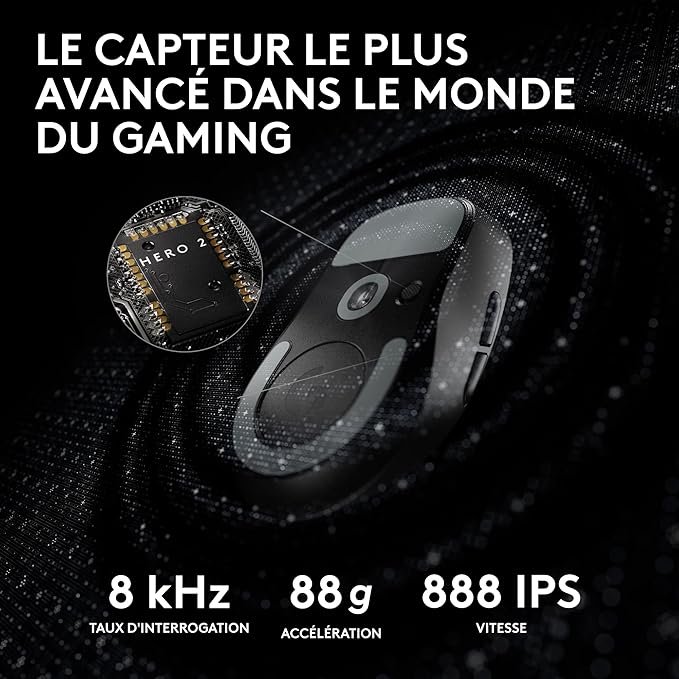 Logitech G Pro X Superlight Wireless Gaming-Maus mit 25K DPI