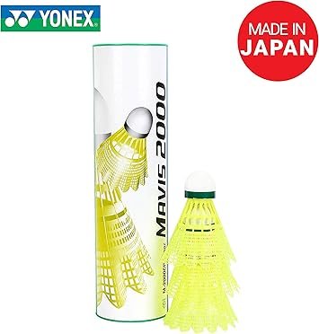 Yonex MAVIS 2000 Nylon-Federbälle - Langlebige Trainingsbälle